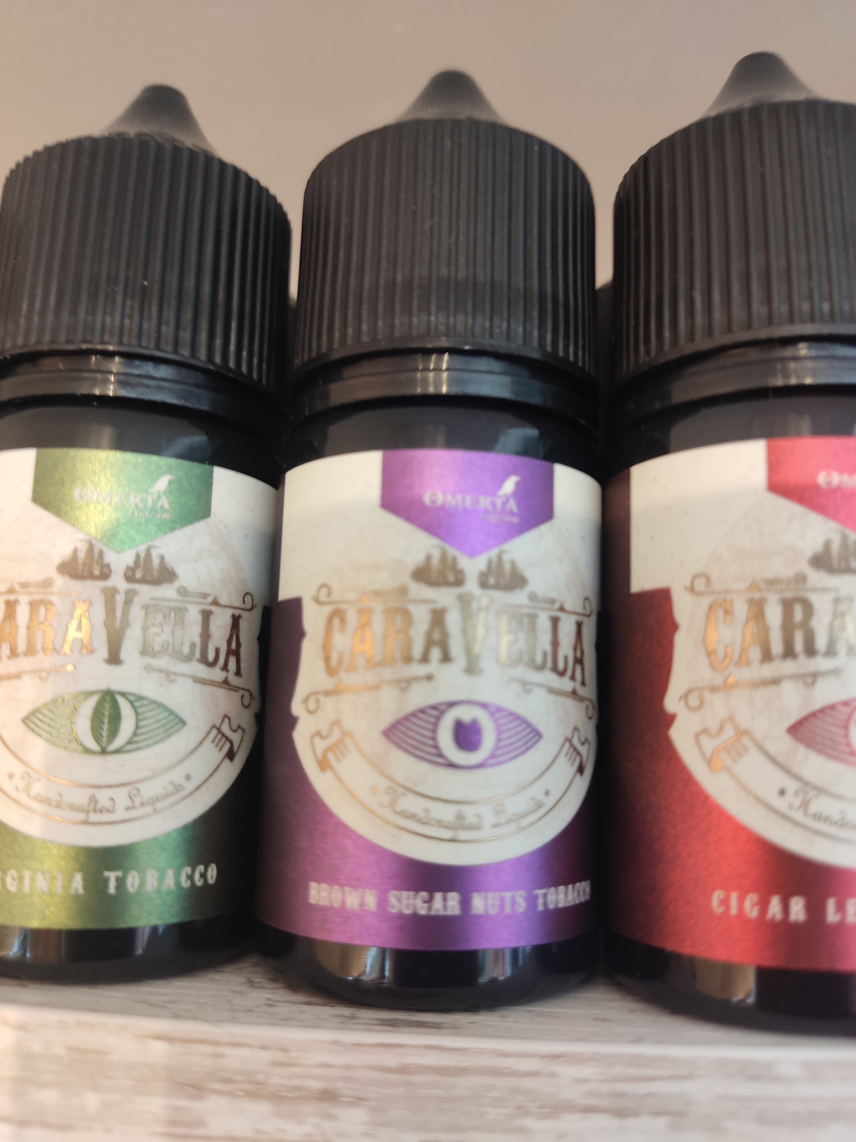 Caravella brown sugar nuts tobacco by Omerta 