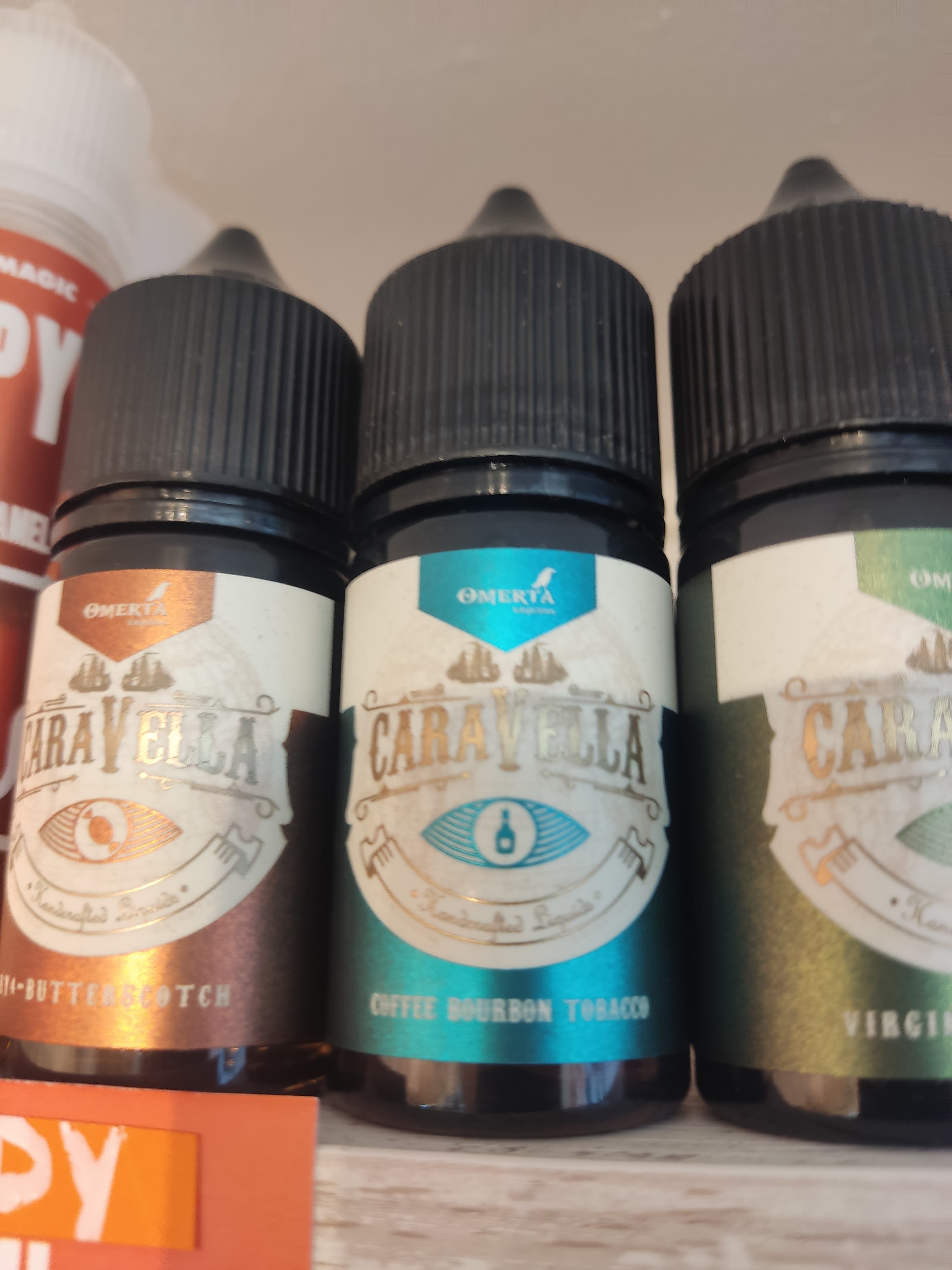 Caravella coffee bourbon tobacco by Omerta 