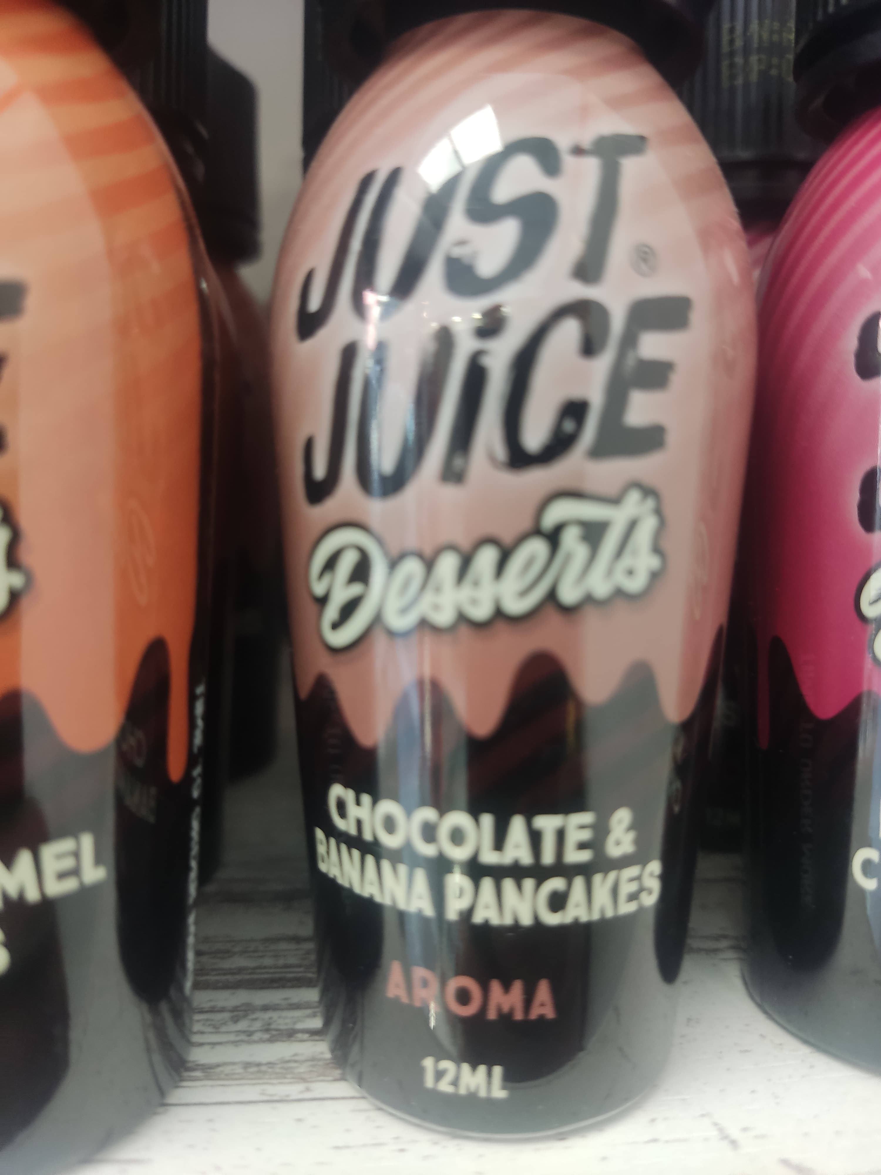 Just juice chocolate banana pancakes