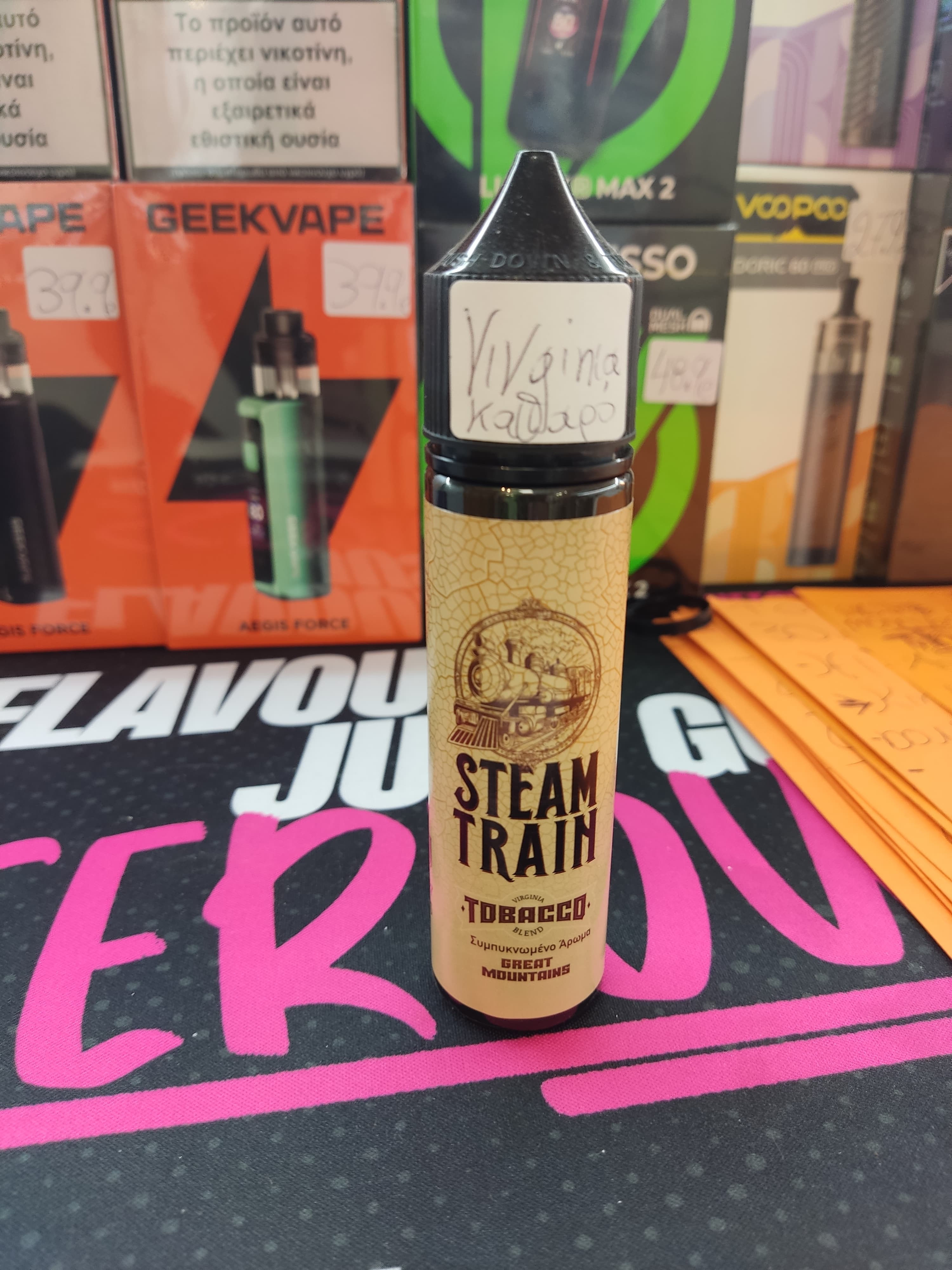 Steam train great mountains